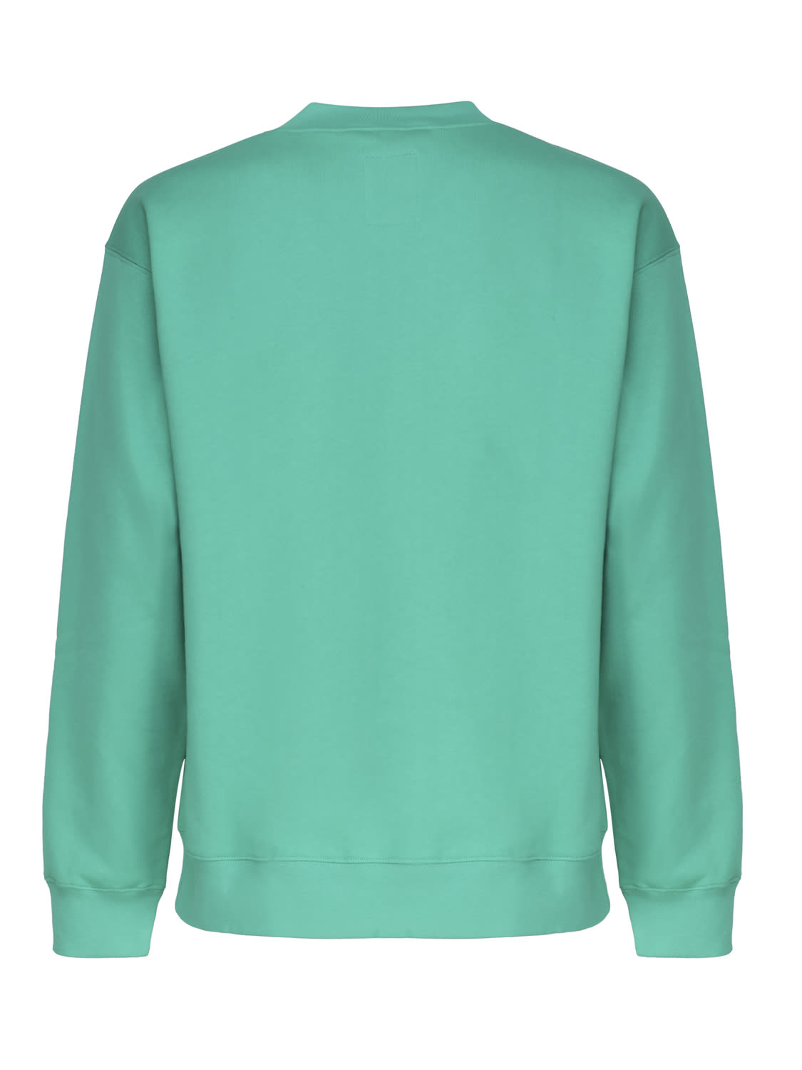 Shop Fay 3d Dog Print Sweatshirt In Cotton In Emerald