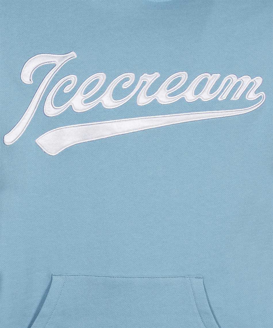 Shop Icecream Cotton Hoodie In Light Blue