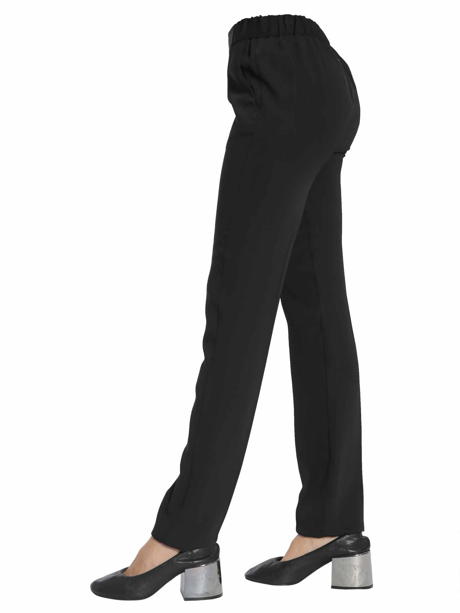 MM6 Maison Margiela MM6 Maison Margiela Classic Trousers With Elastic Waistband - NERO - 7704644 