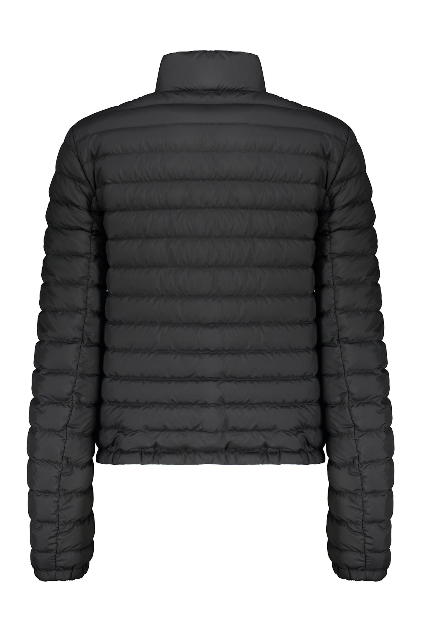 Parajumpers Puffer Jacket Black With High Collar In Black
