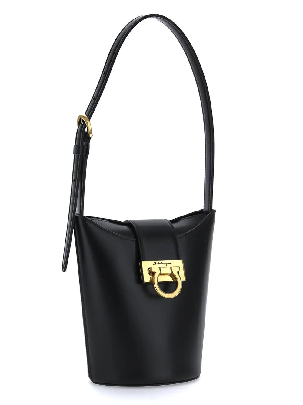 FERRAGAMO TRIFOLIO BUCKET BAG