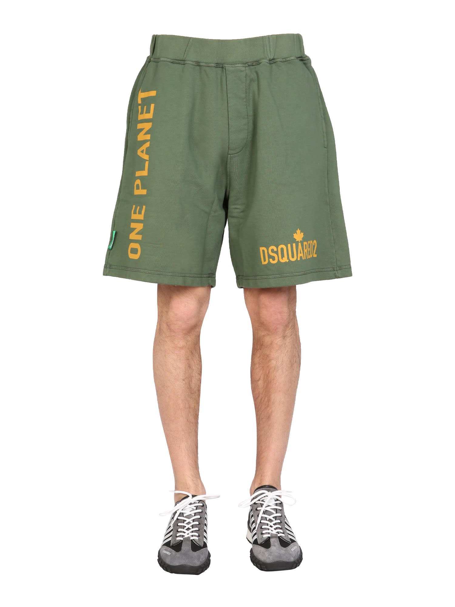 DSQUARED2 ONE LIFE ONE PLANET BERMUDA SHORTS