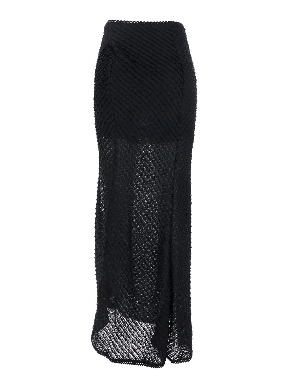 Charo Ruiz Long Skirt Eris In Black