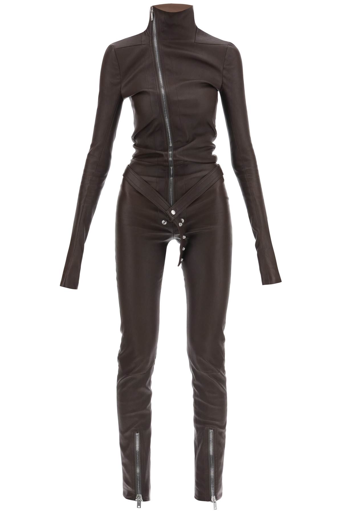RICK OWENS JUMPSUIT IN LEATHER