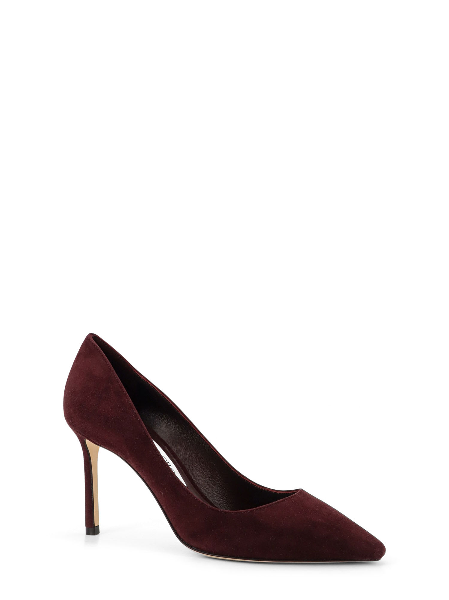 Jimmy Choo 85mm Romy Pointed-toe Suede Pumps In Burgundy