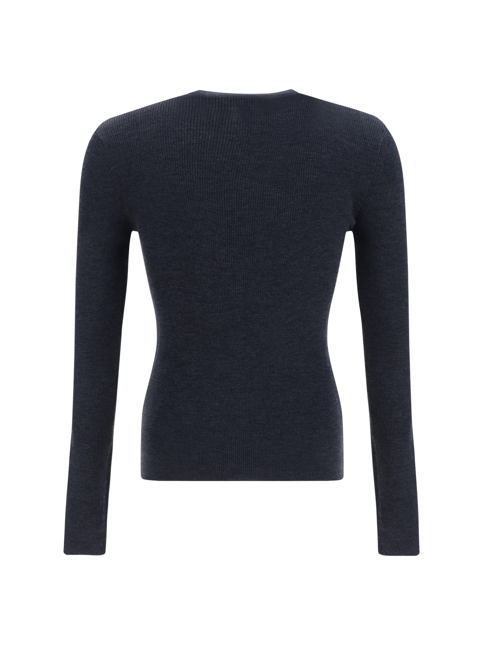 Shop Valentino Sweater In Grey