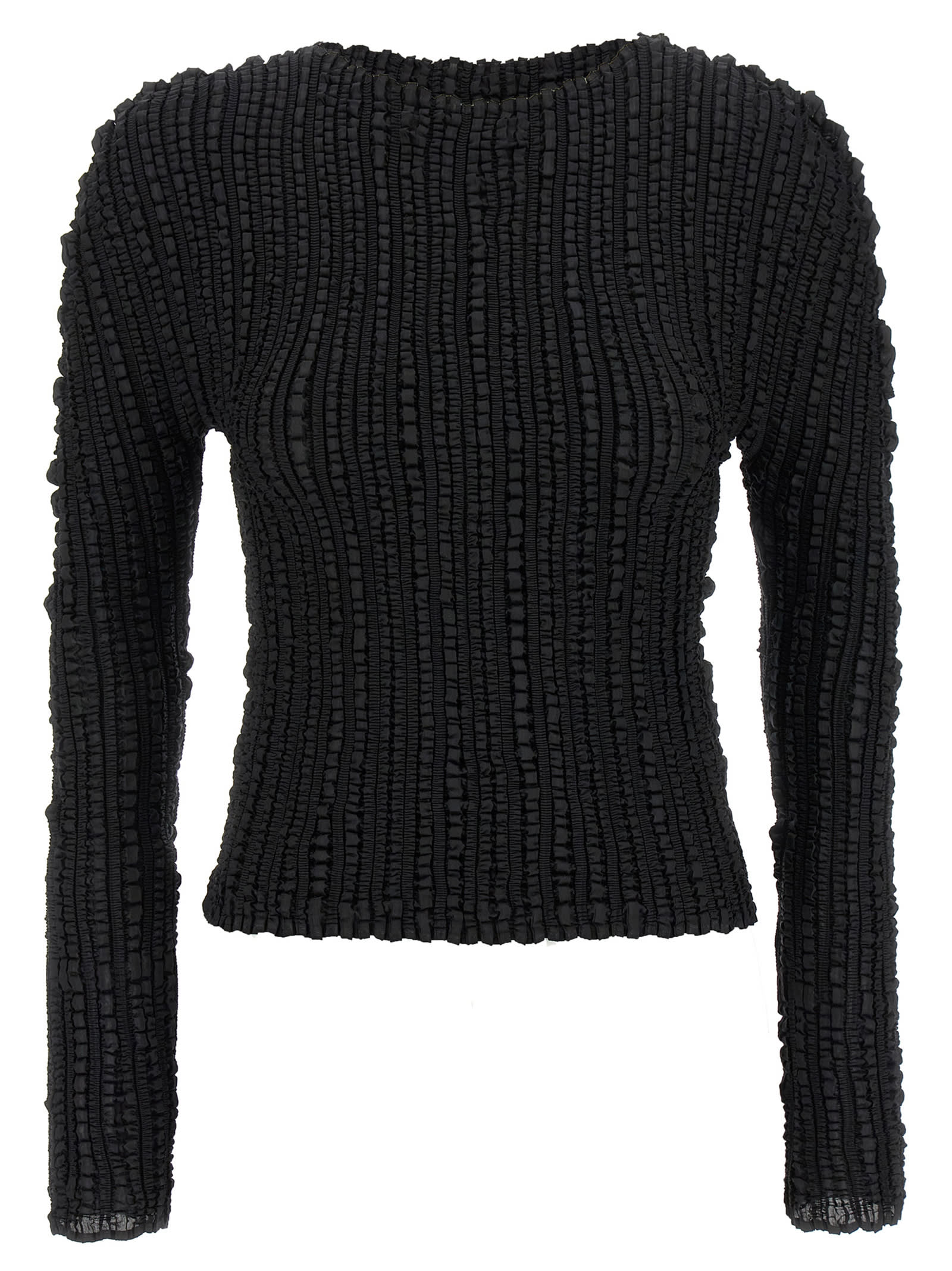 Issey Miyake Jellyfish Pleats Sweaters And Cardigans Black