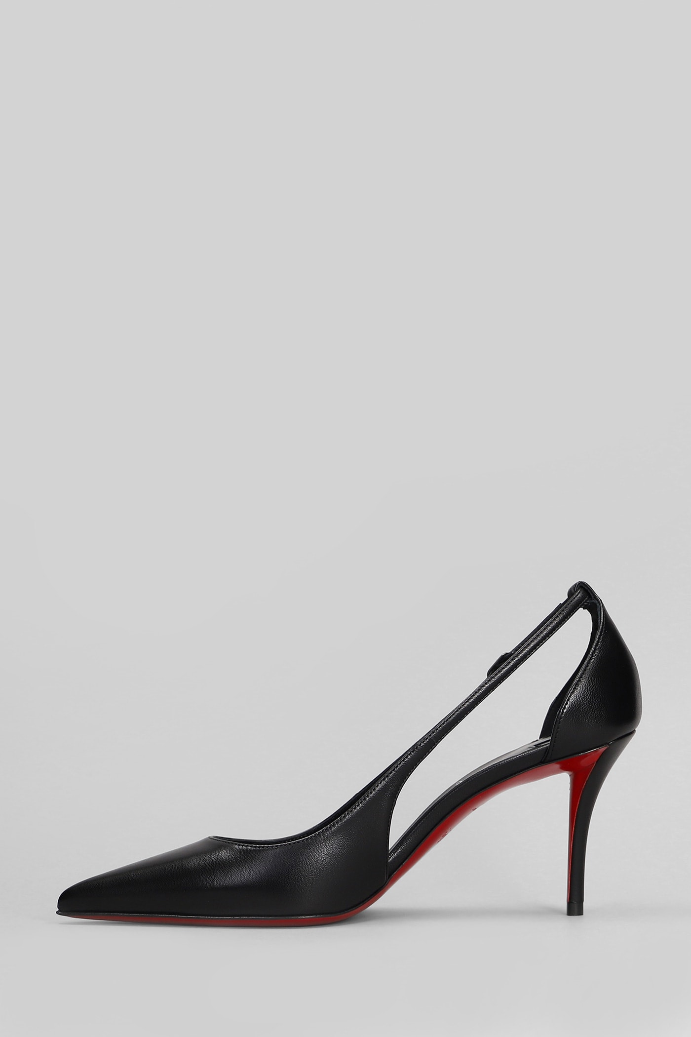 Shop Christian Louboutin Apostrophatoric 80 Pumps In Black Leather