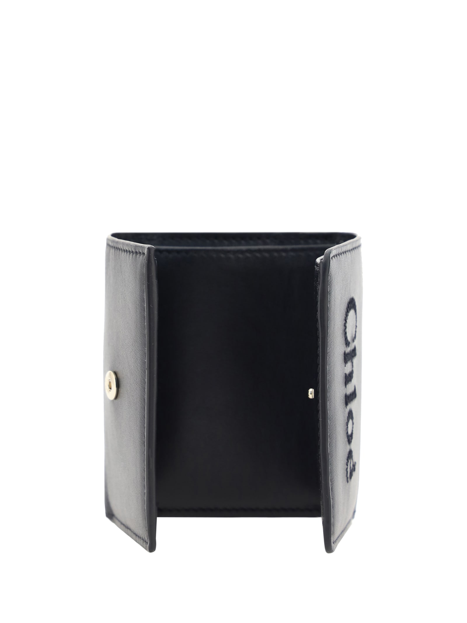 Chloé Trifold Mini Wallet In Black