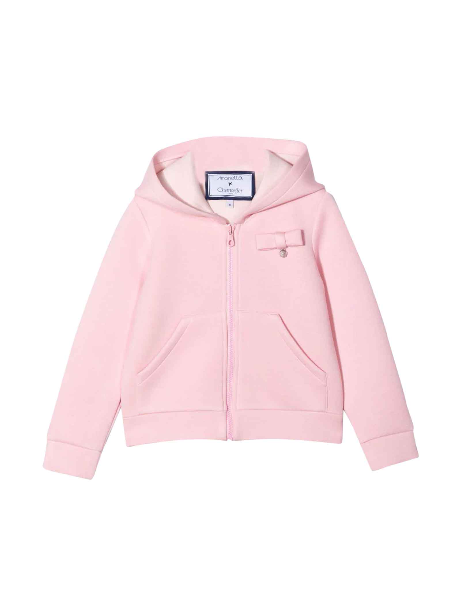 Simonetta Pink Girl Sweatshirt
