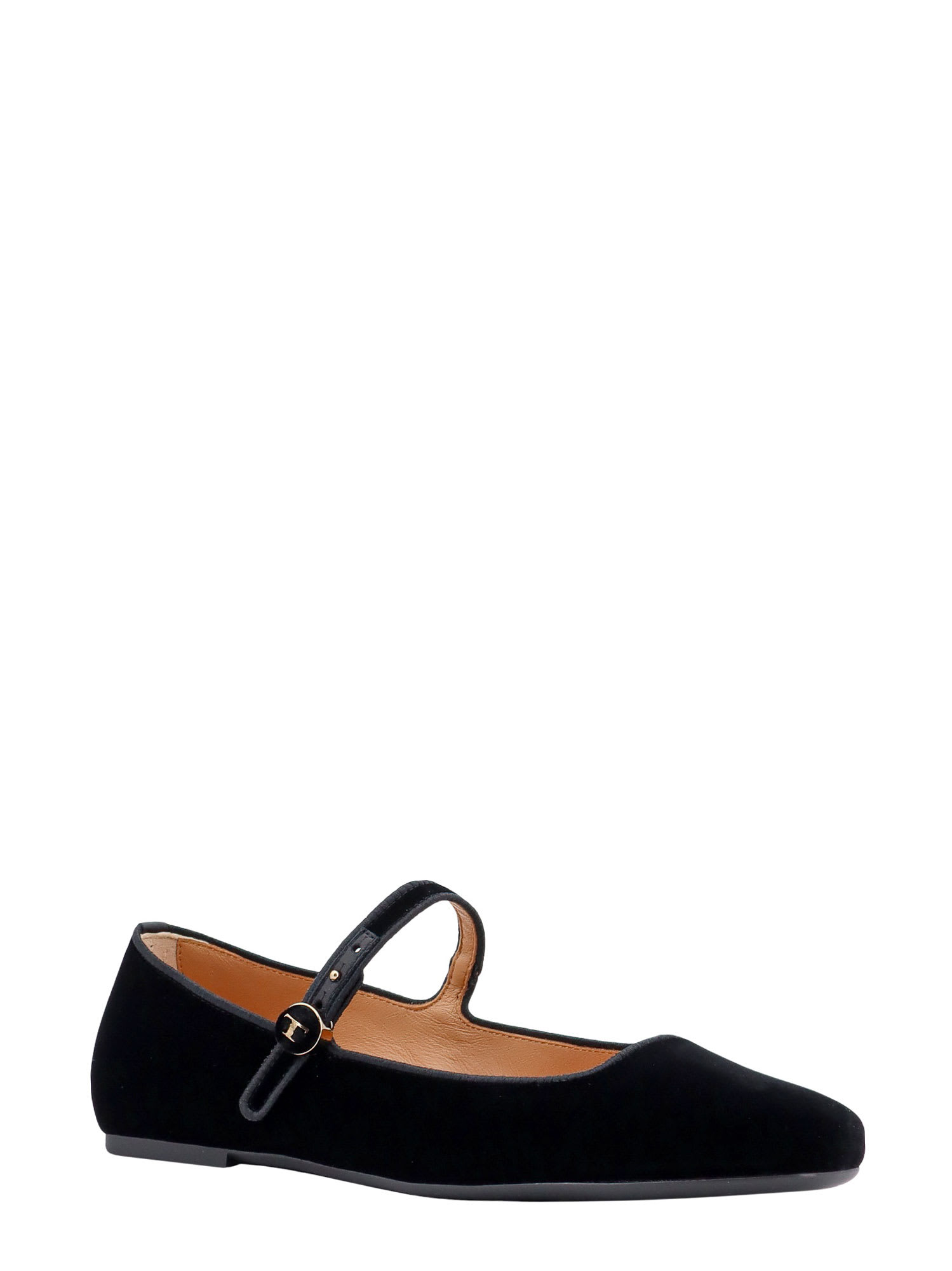 Shop Tod's Ballerinas In Black