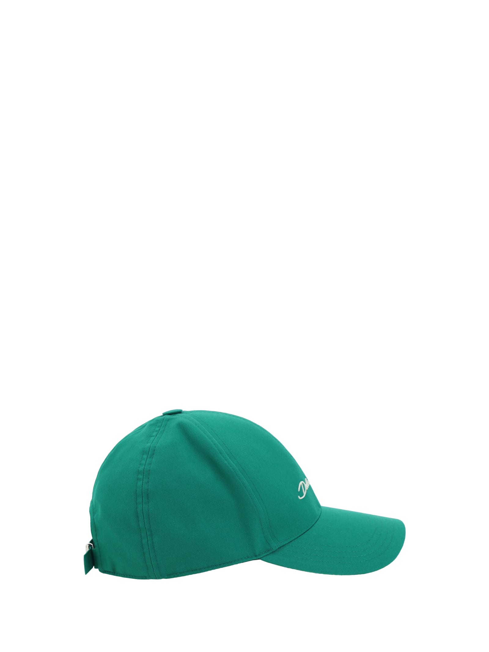 Shop Dolce & Gabbana Baseball Cap In Verde Intenso