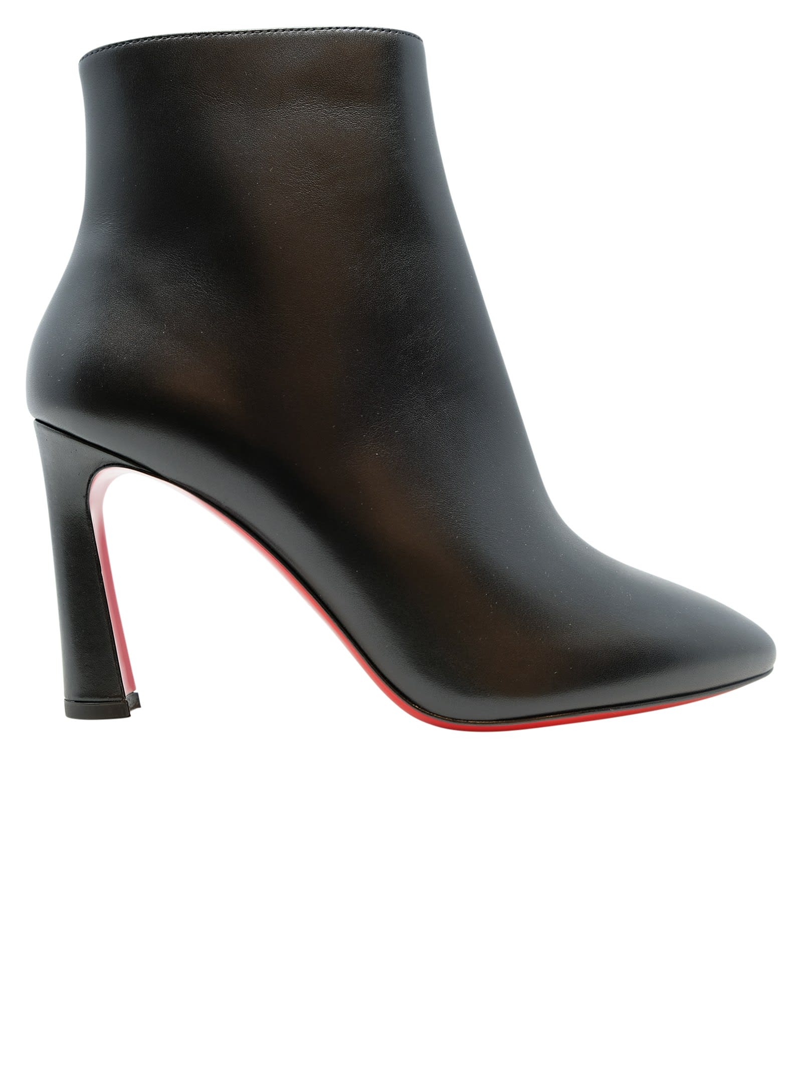 Black Leather So Eleonor Ankle Boots