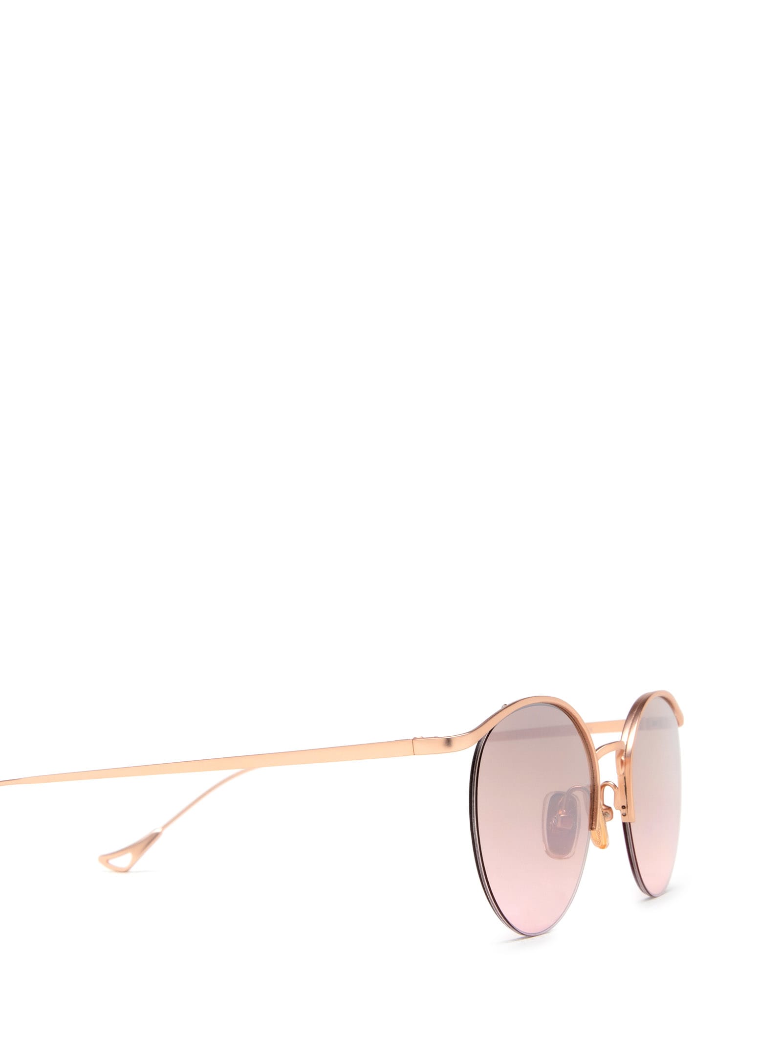 Shop Eyepetizer Augusto Matt Rose Gold Sunglasses