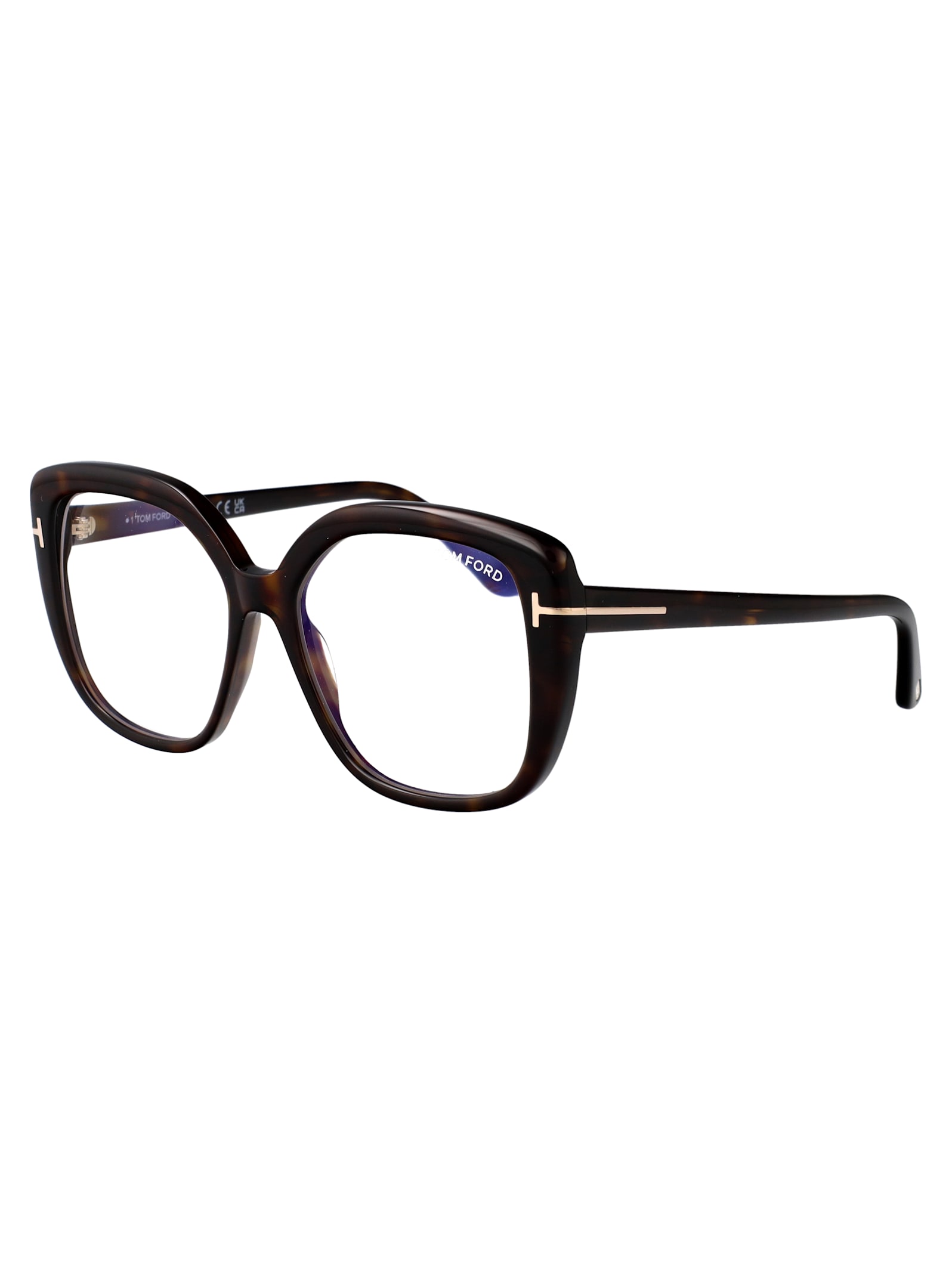 Shop Tom Ford Ft6043-b Glasses In Avana Scura