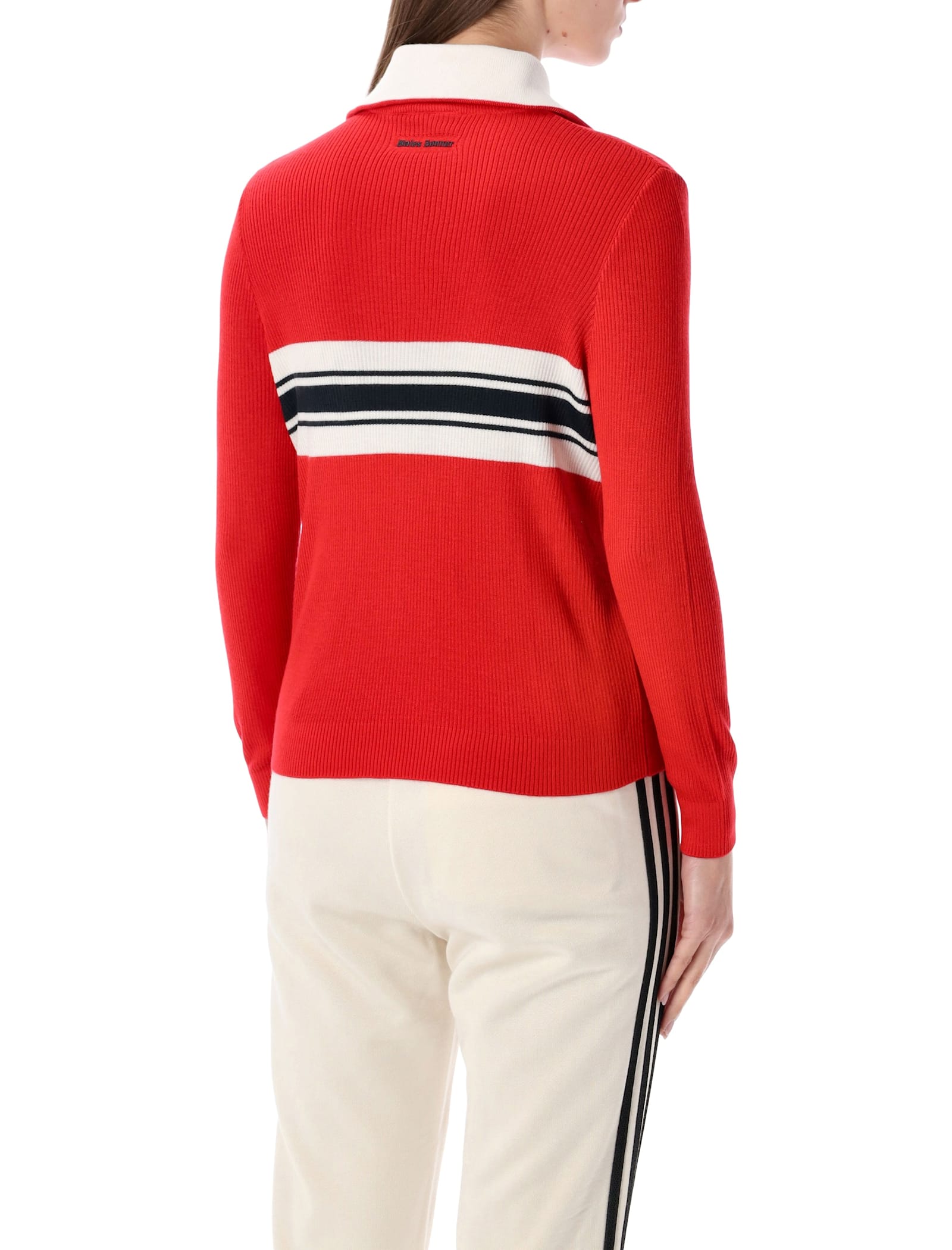 Adidas Originals Adidas X Wales Bonner Adidas X Wales Bonner Knitted Track Top In Red