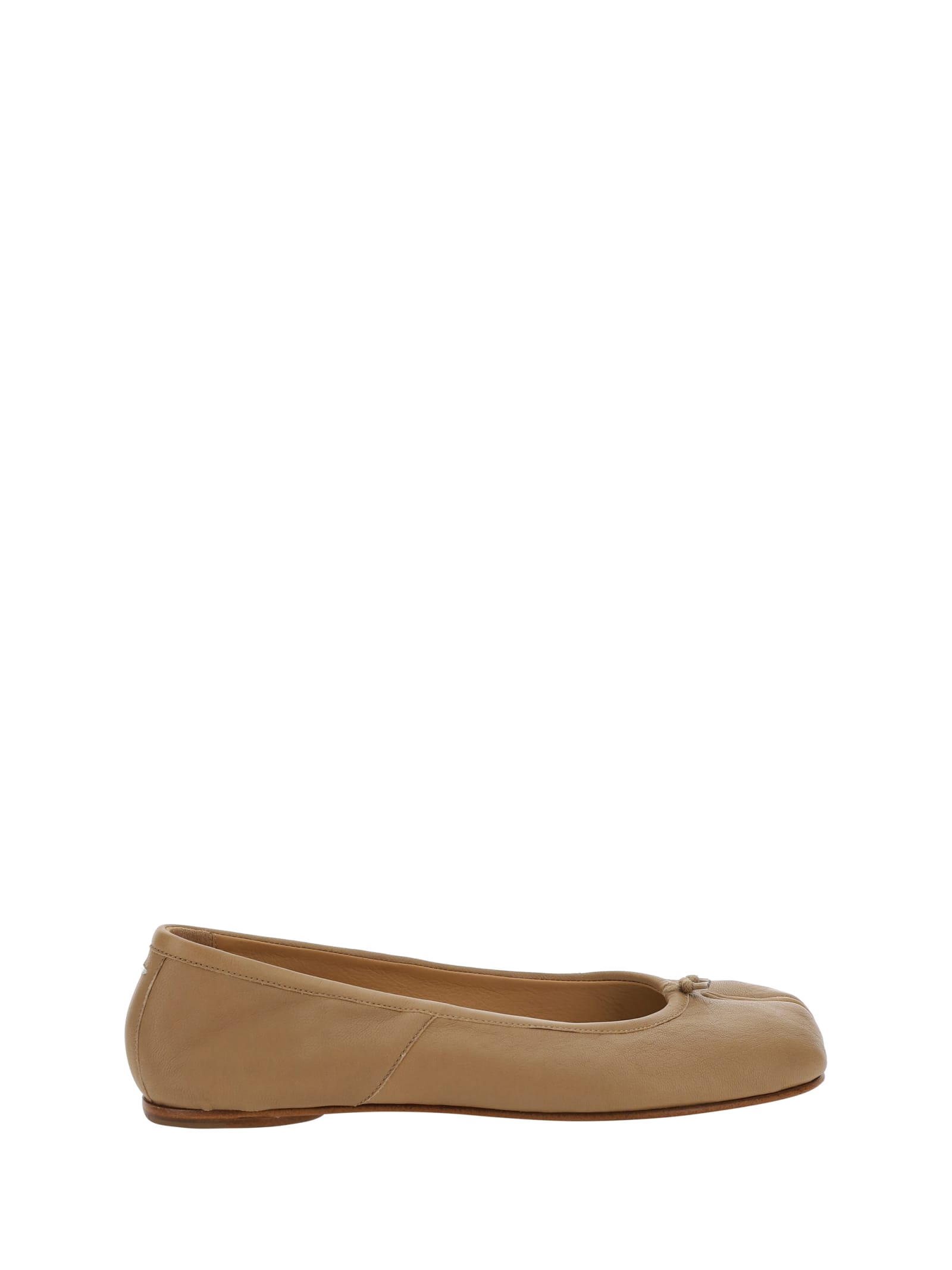 Shop Maison Margiela Tabi Ballerinas In Nude