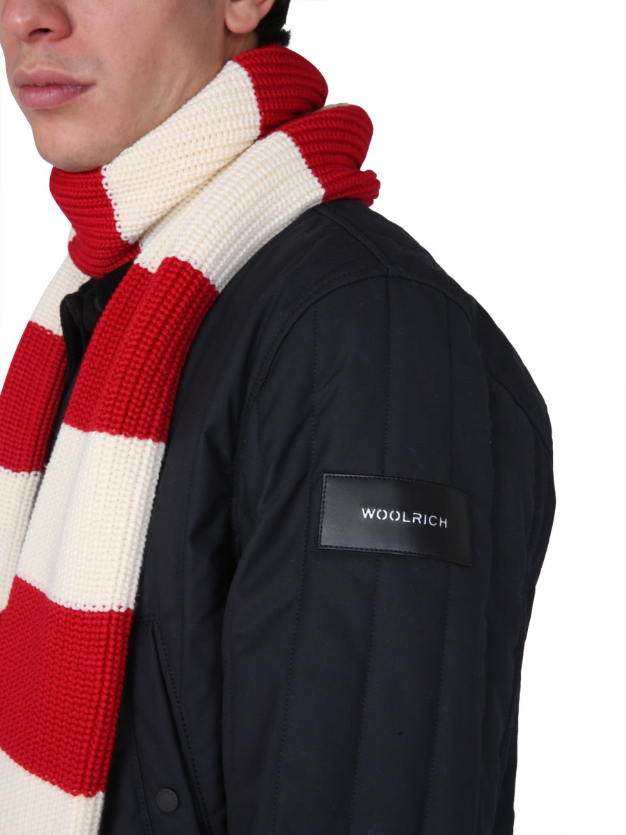 Woolrich Barrier Shirt Jacket In Blue