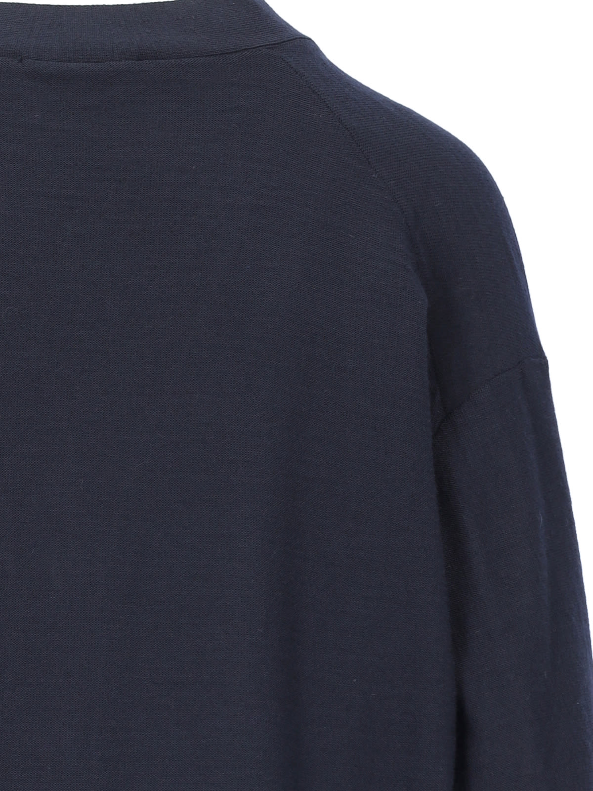 Shop Lemaire V-neck Cardigan In Blu