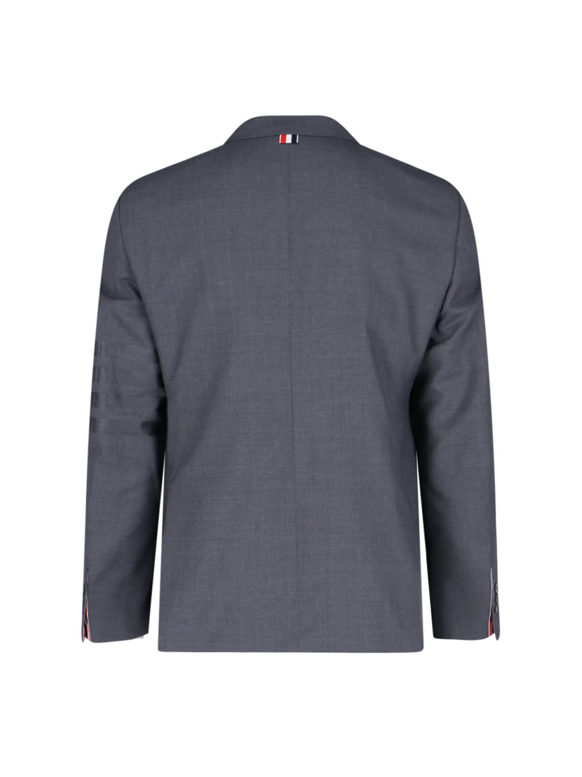 Shop Thom Browne 4-bar Blazer Jacket In Gray