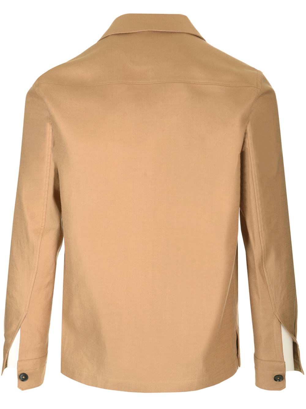 Shop Zegna Oasi Overshirt In Beige