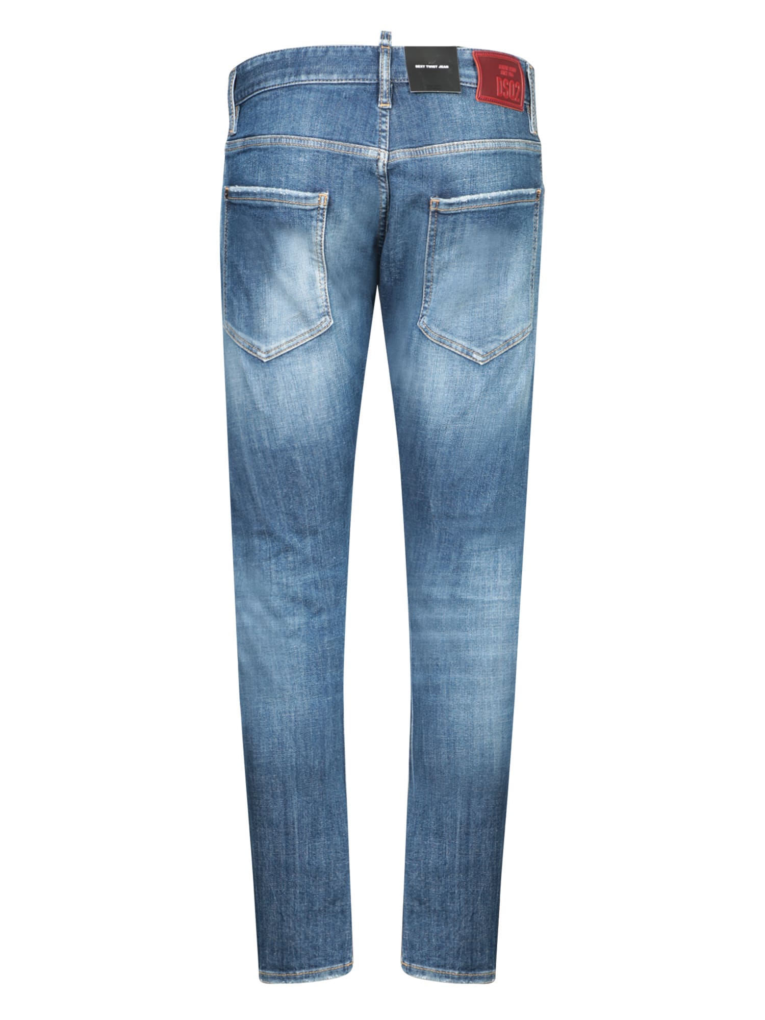 Shop Dsquared2 Sexy Twist Slim Blue Jeans