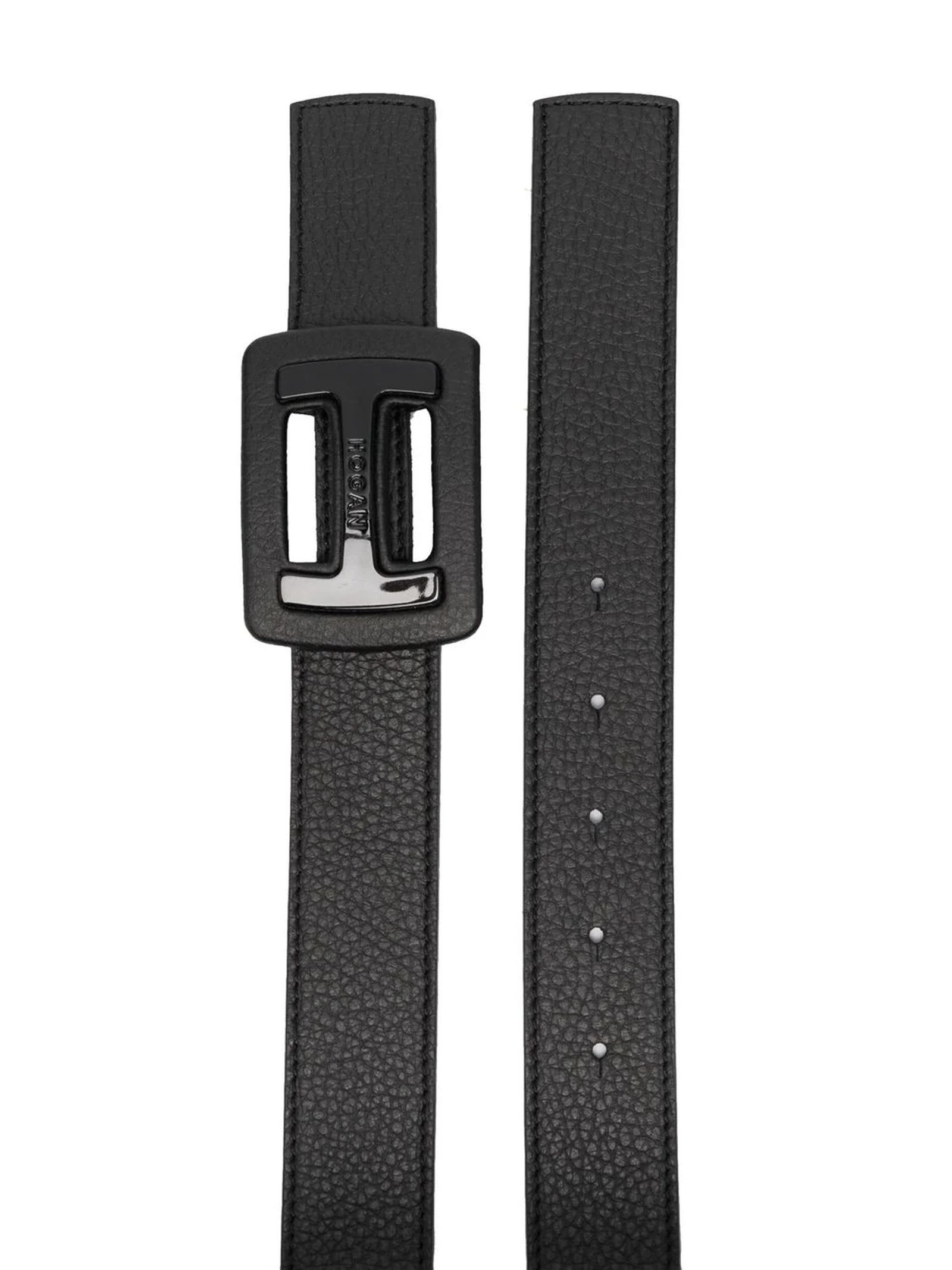 Shop Hogan Belts Black