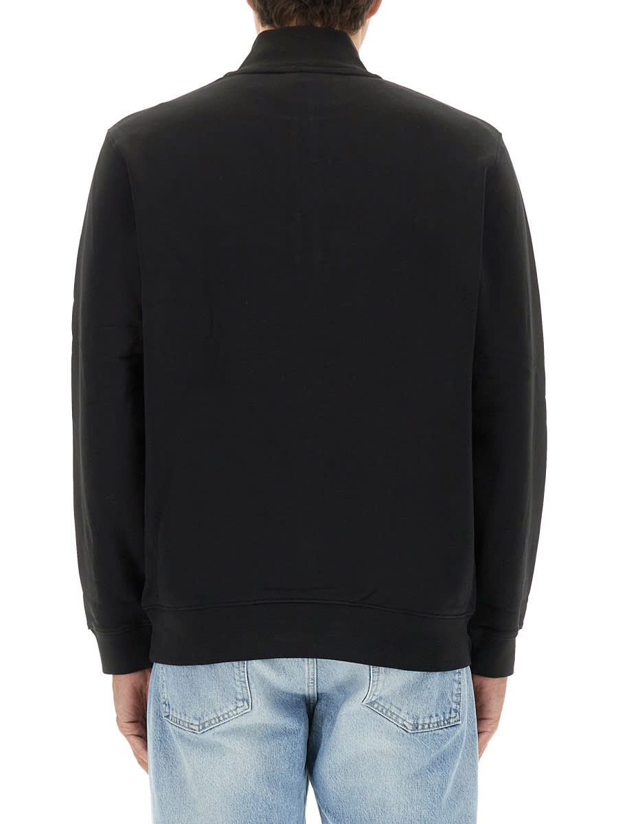 Lacoste Cozy Knitwear Featuring Ribbed Cuffs In Black