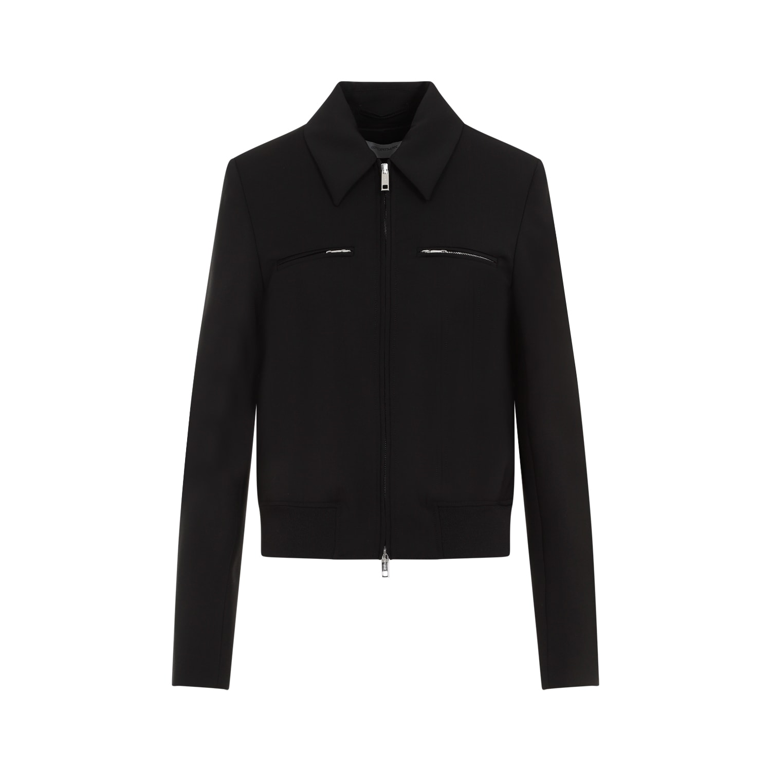 Shop Sportmax Plava Bomber Jacket In Nero