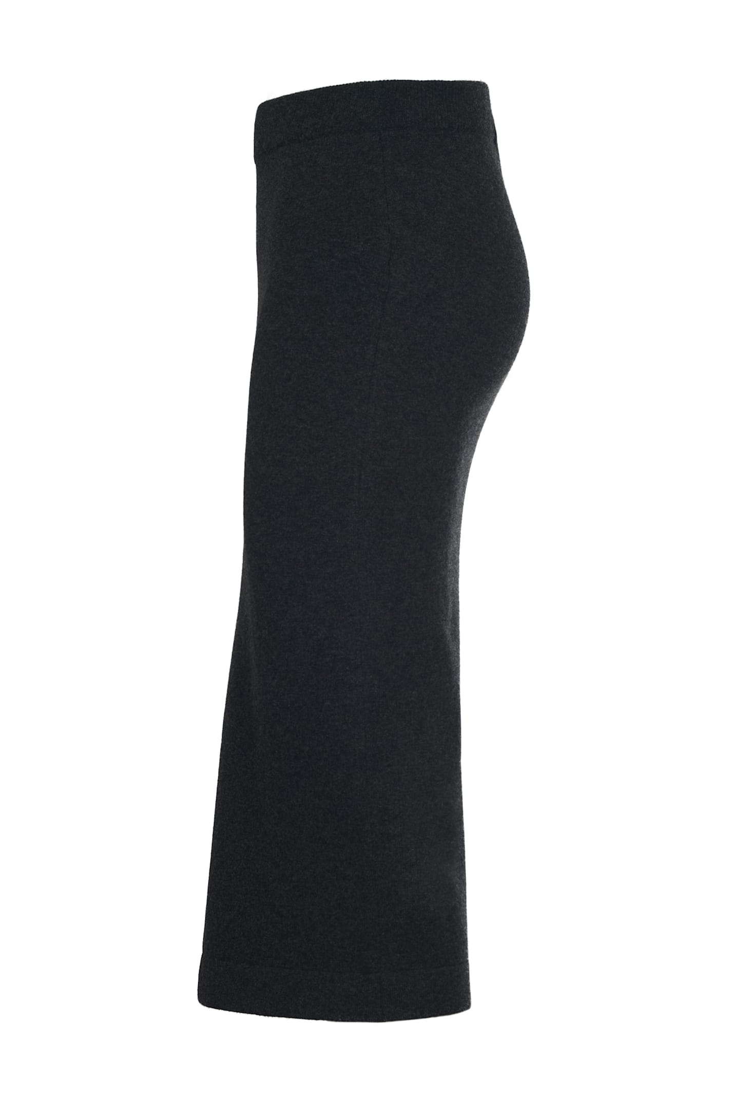 Alberta Ferretti Knitted Skirt In Grey
