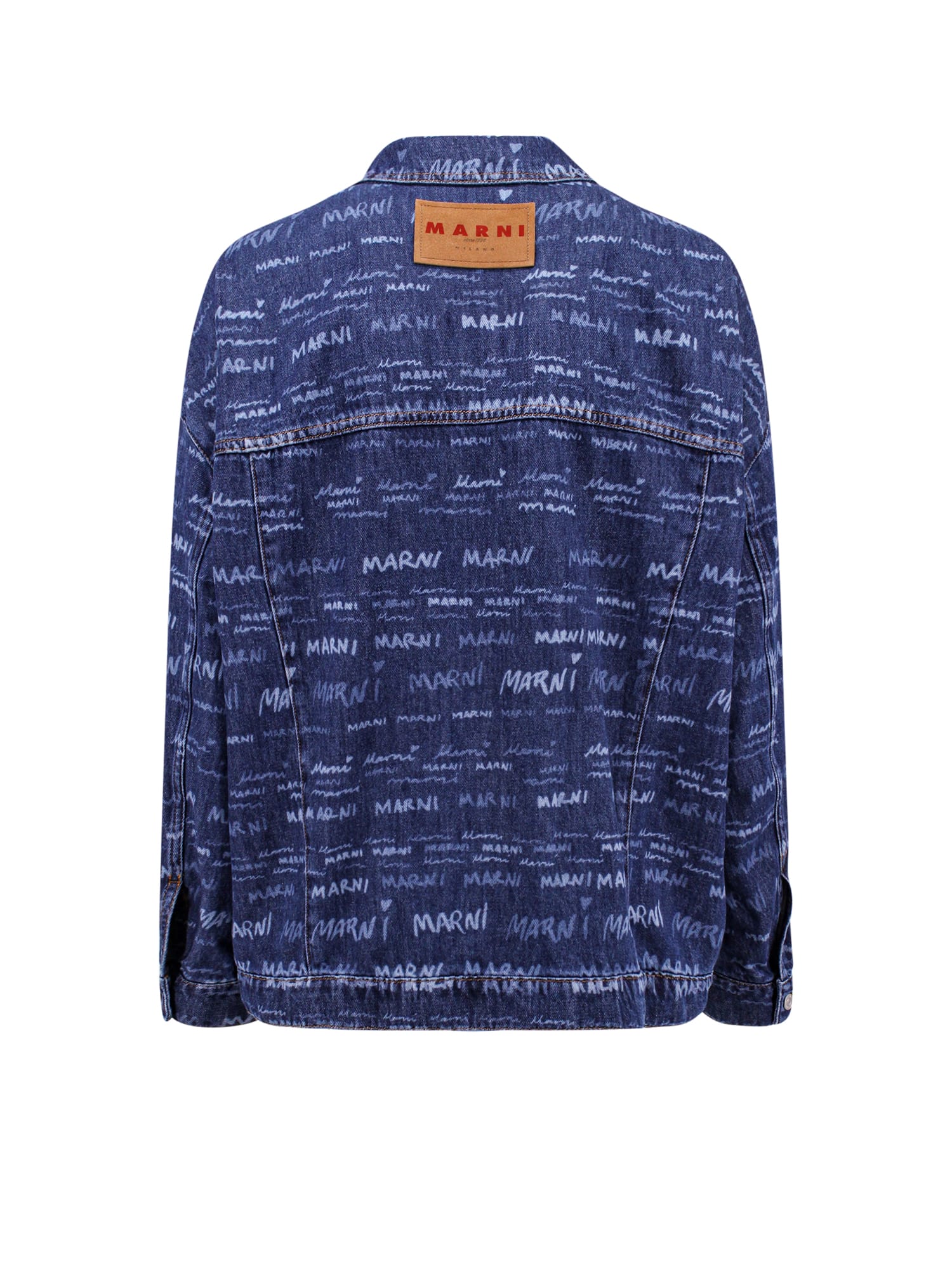 Shop Marni Jacket In Blue
