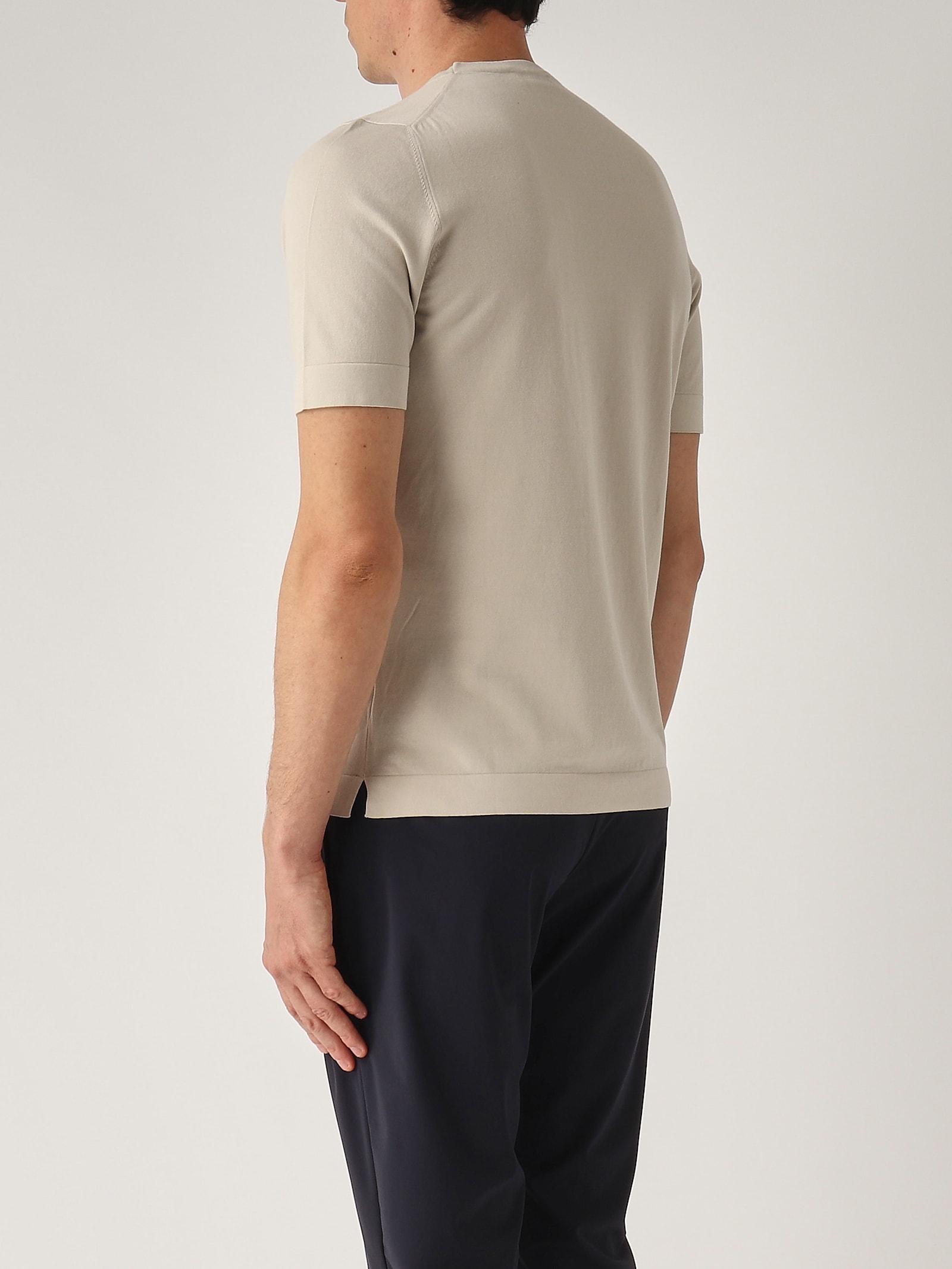 Gran Sasso Jersey T-shirt In Neutral