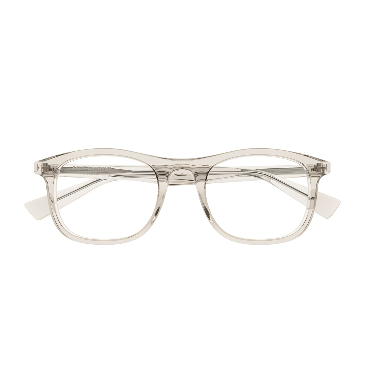 Saint Laurent Sl 811 Linea Corner Angle 004 Beige Trasparente Glasses