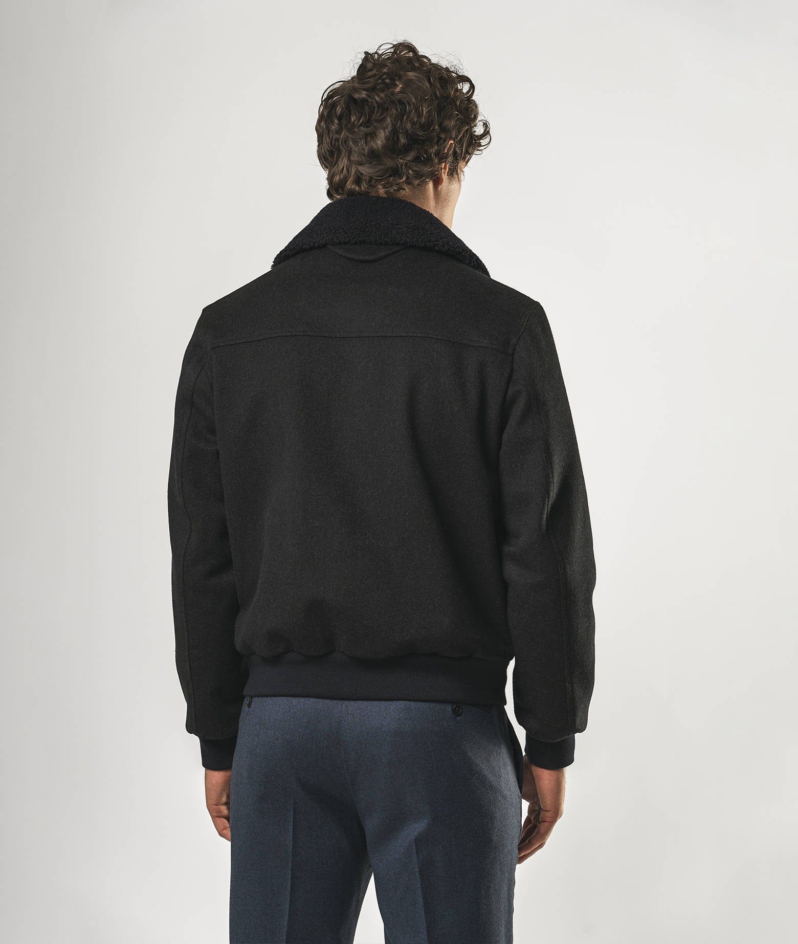 Larusmiani Aviator Jacket Transatlantic Jacket In Black