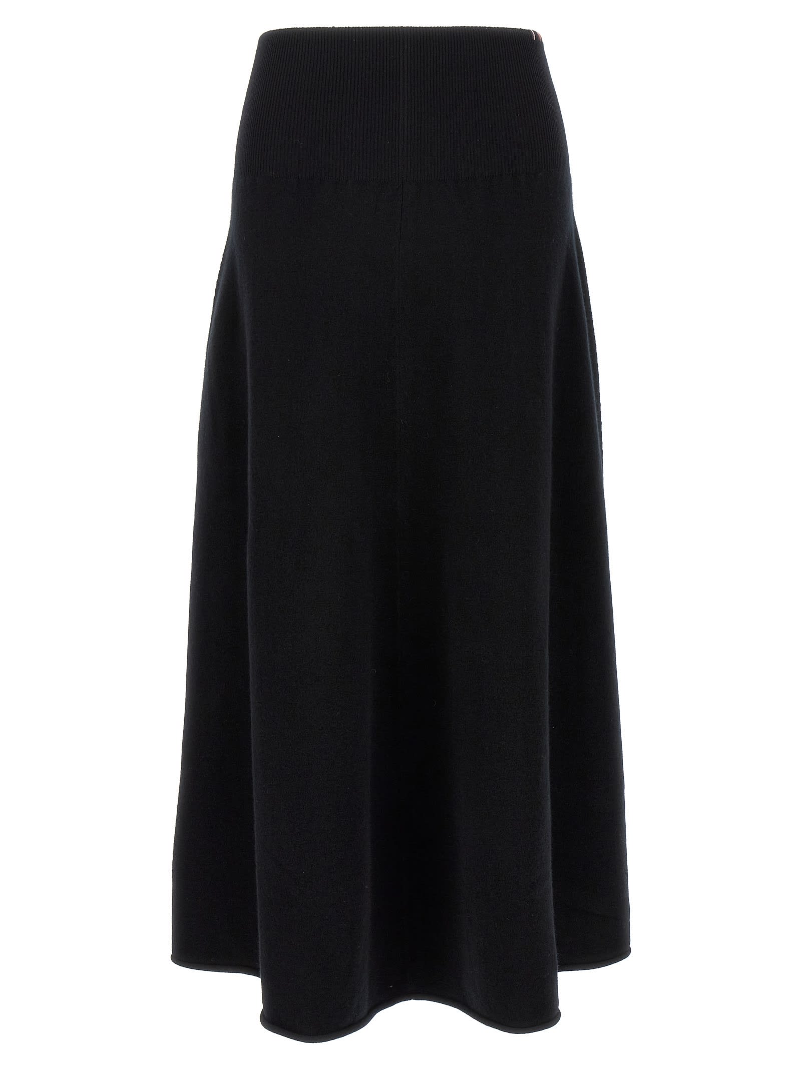 Extreme Cashmere 'n°388 Ease' Skirt In Black
