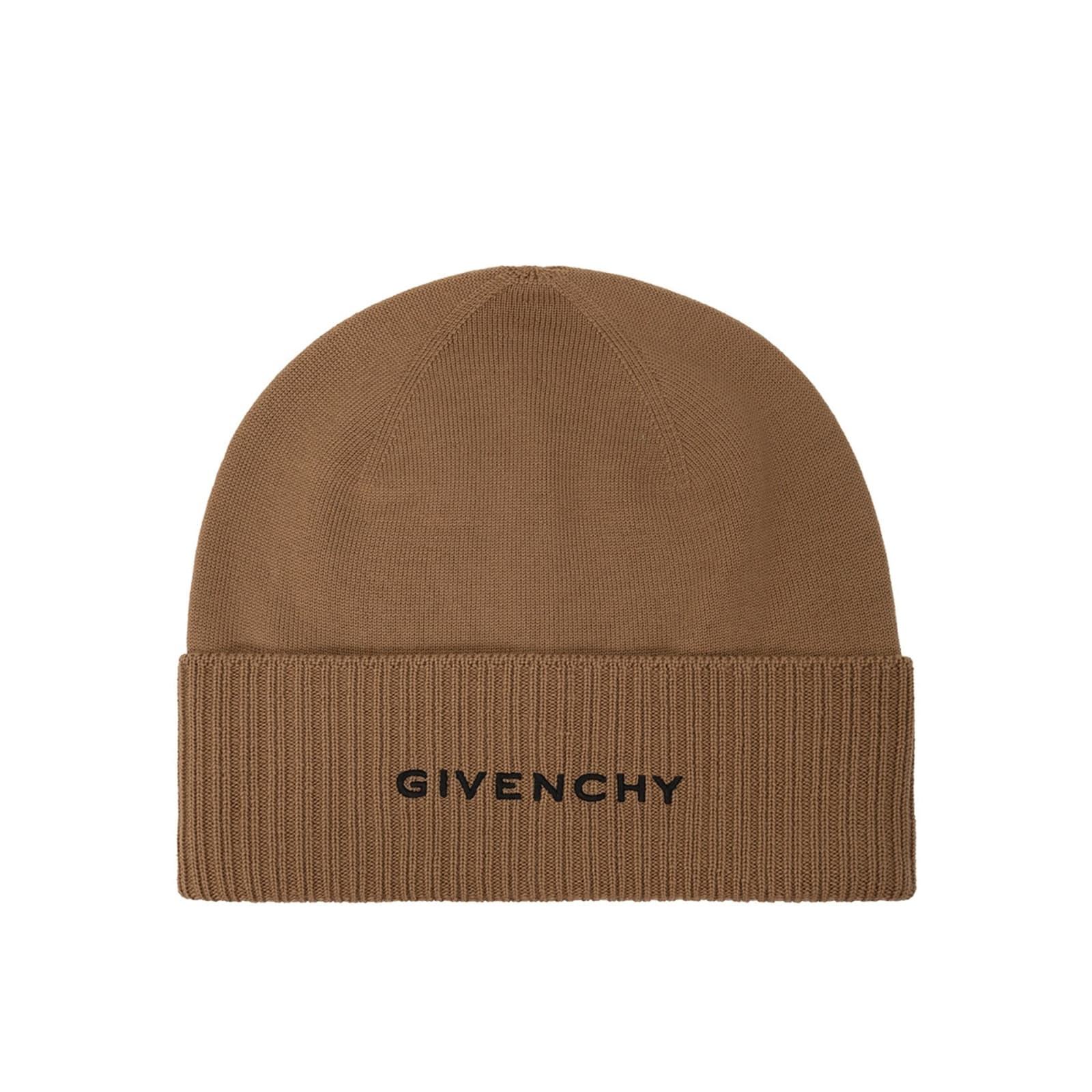 Shop Givenchy Wool Logo Hat In Beige