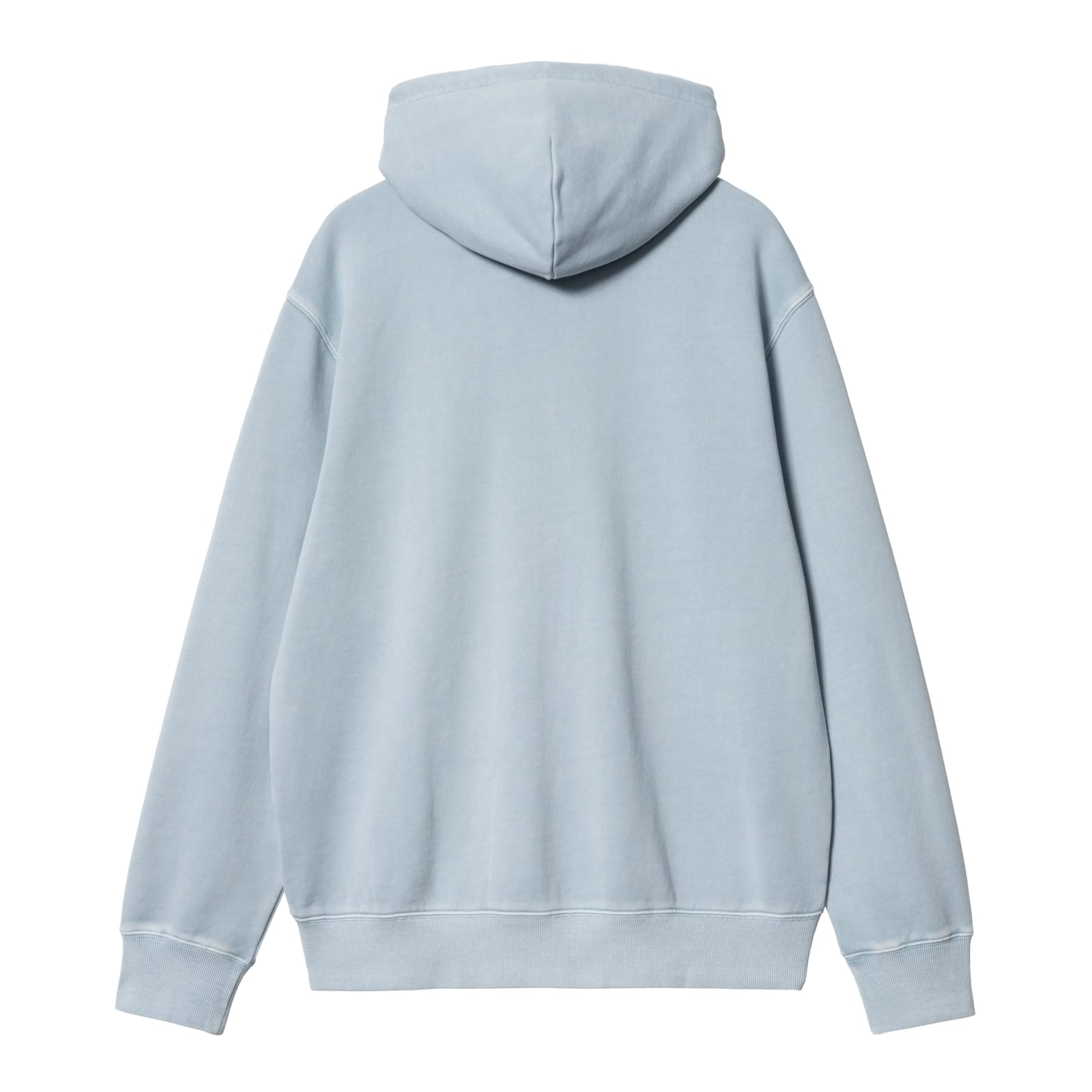 Carhartt Hooded Duster Script Jacket In Clear Blue