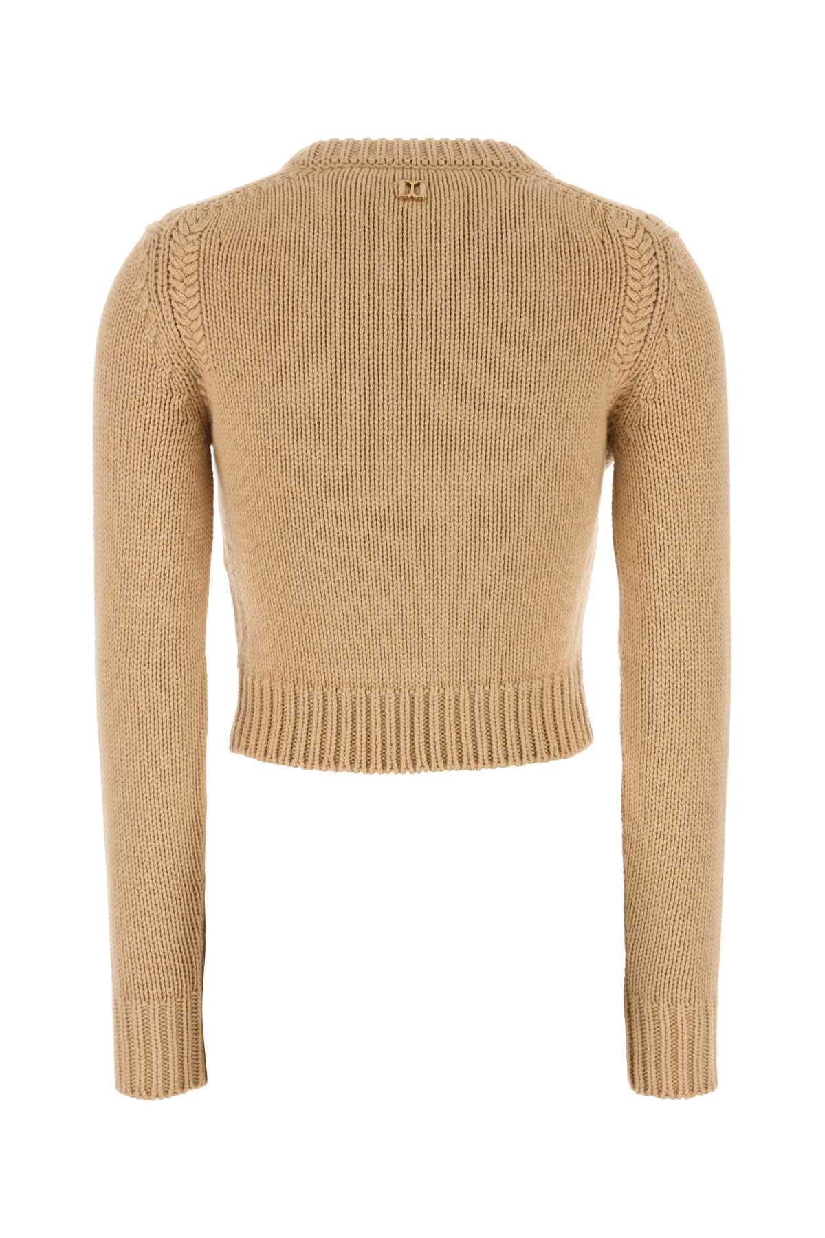 Shop Chloé Beige Cotton And Cashmere Sweater In Ultimatenude