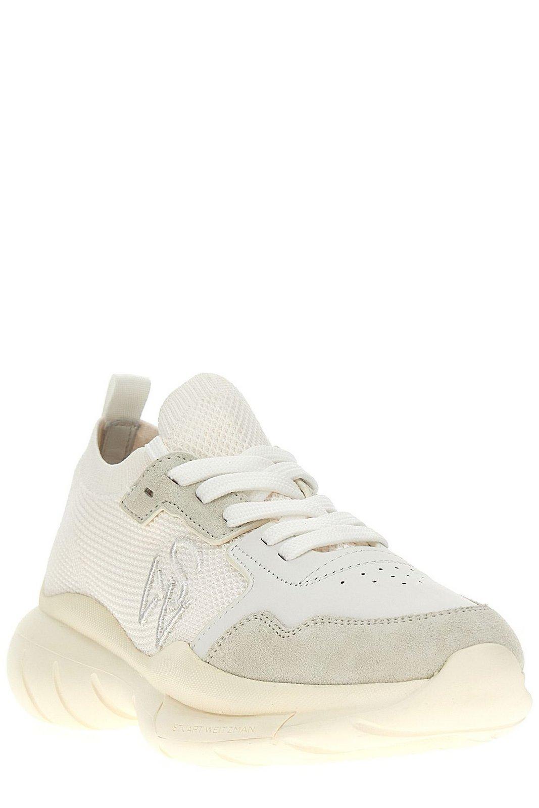 Shop Stuart Weitzman 505 Mesh Laceup Sneakers