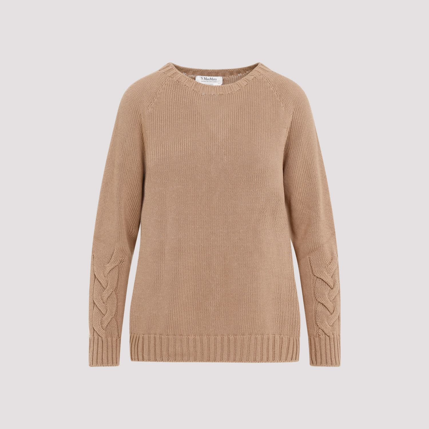 Shop 's Max Mara Harald Knit Sweater In Camel