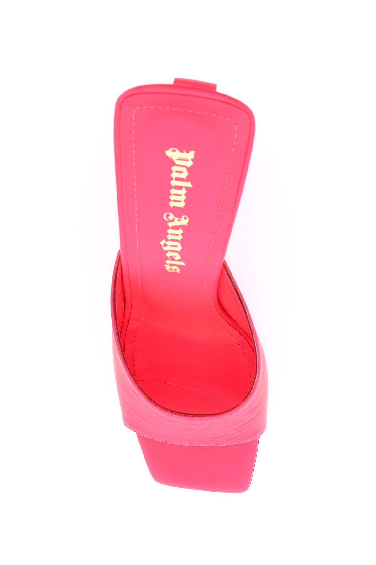 Shop Palm Angels Palm Heel Mules In Pink