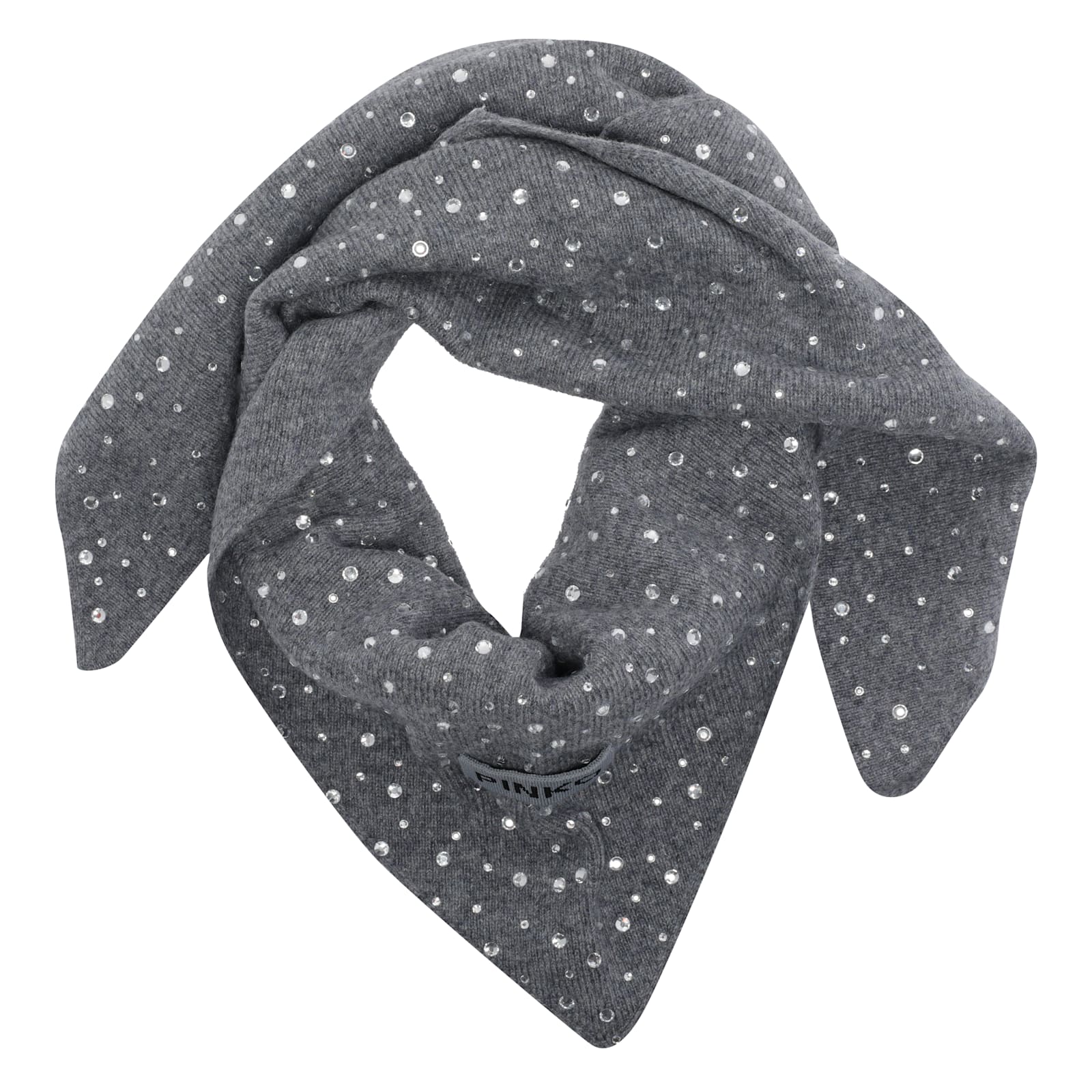 Pinko Svizzera Scarf In Gray