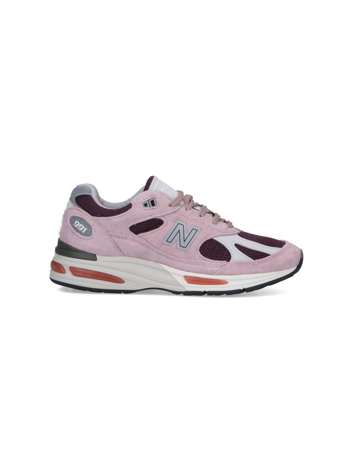 New Balance Made In Uk 991v2 Grape Sorbet Sneakers Deauville Mauve In Pink