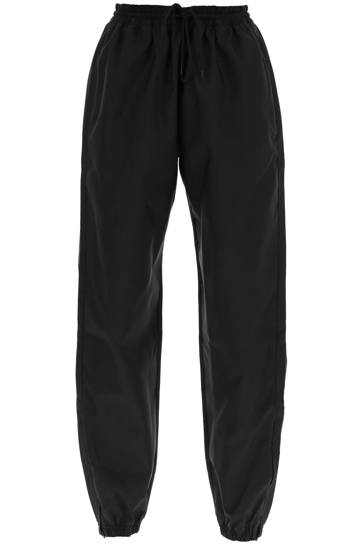 Shop Wardrobe.nyc High-waisted Nylon Pants In Black (black)