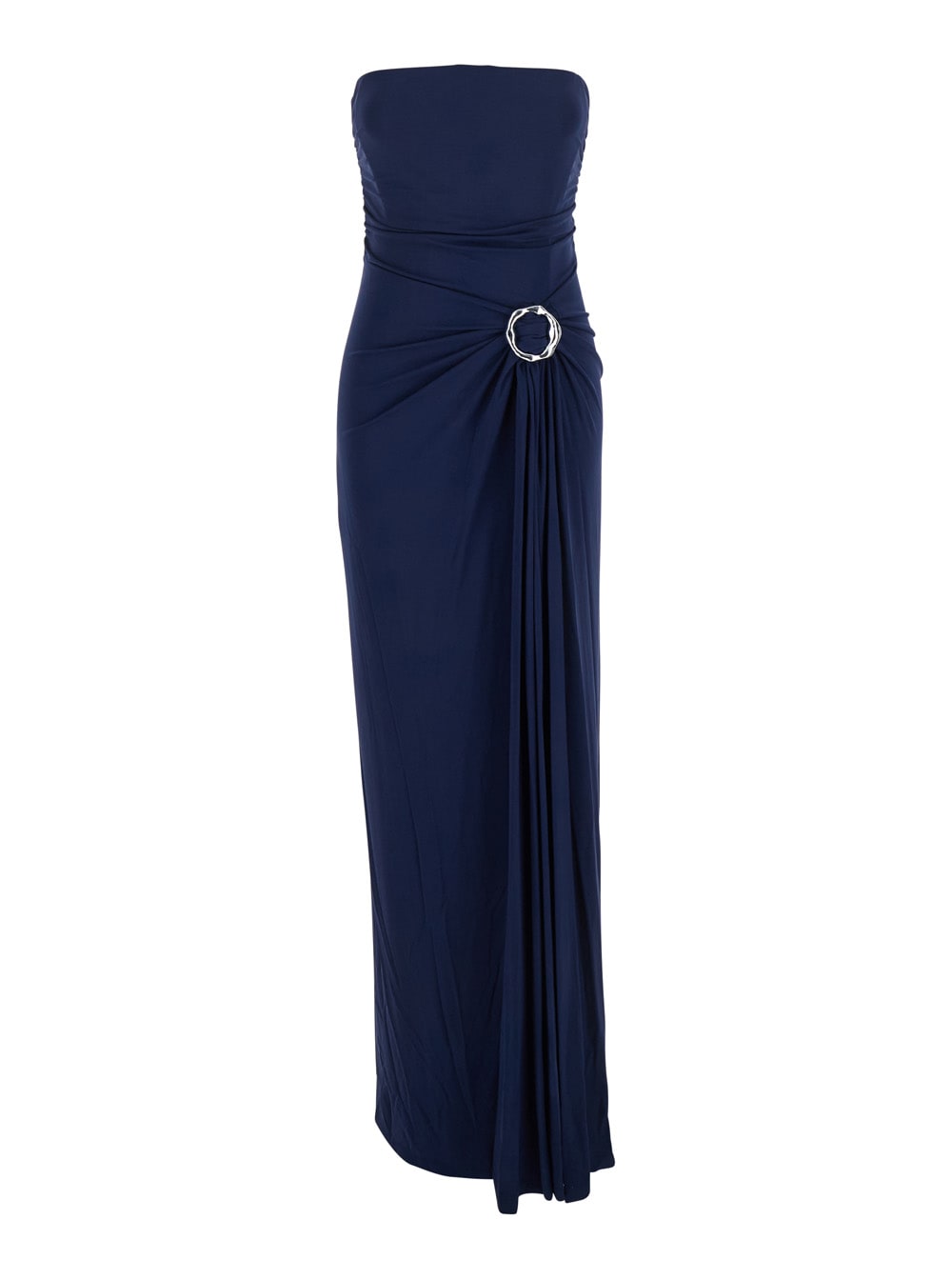 Simkhai Women's Emma Jersey Strapless Gown In Midnight In Blue