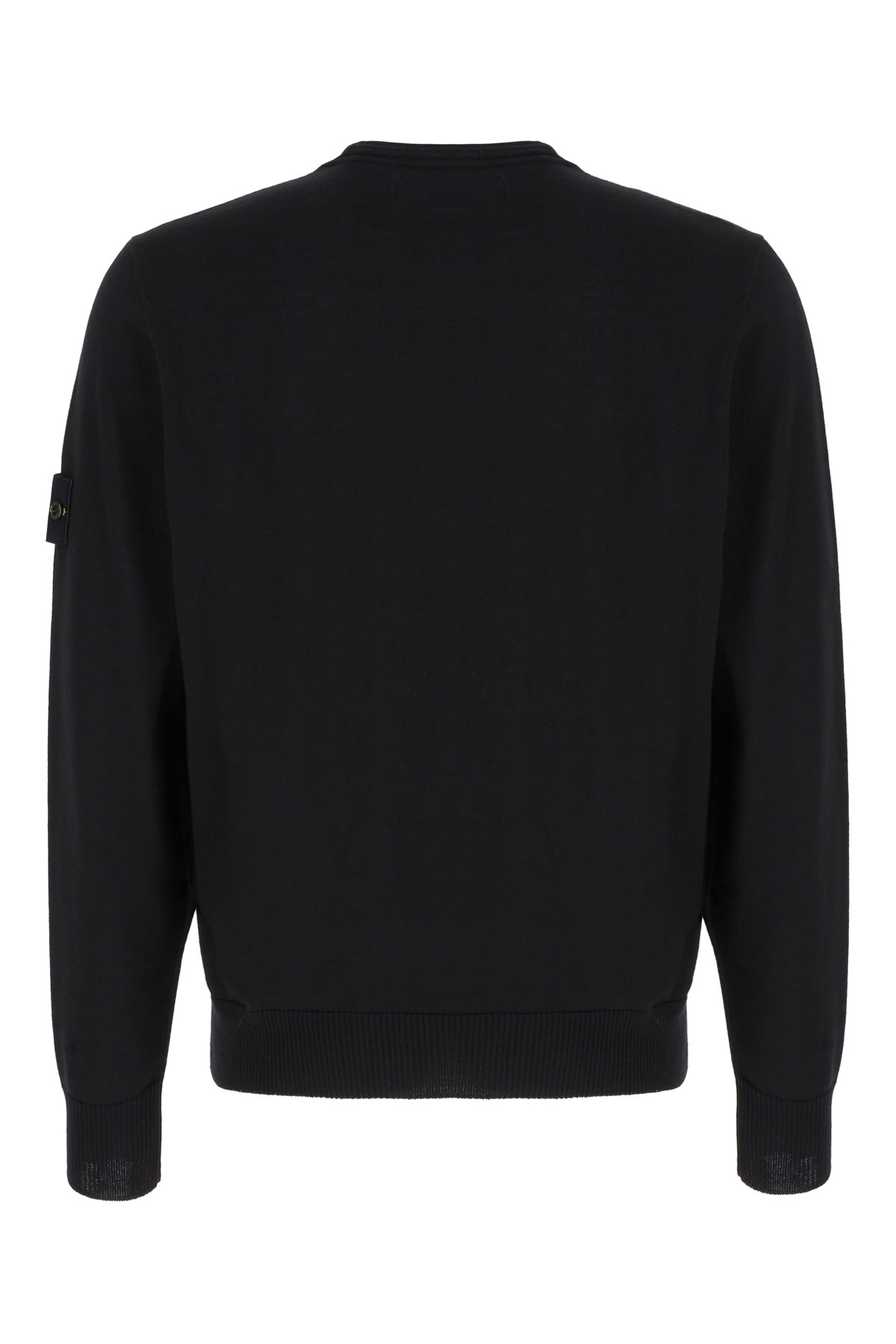 Stone Island Cotton Sweatshirt In Black