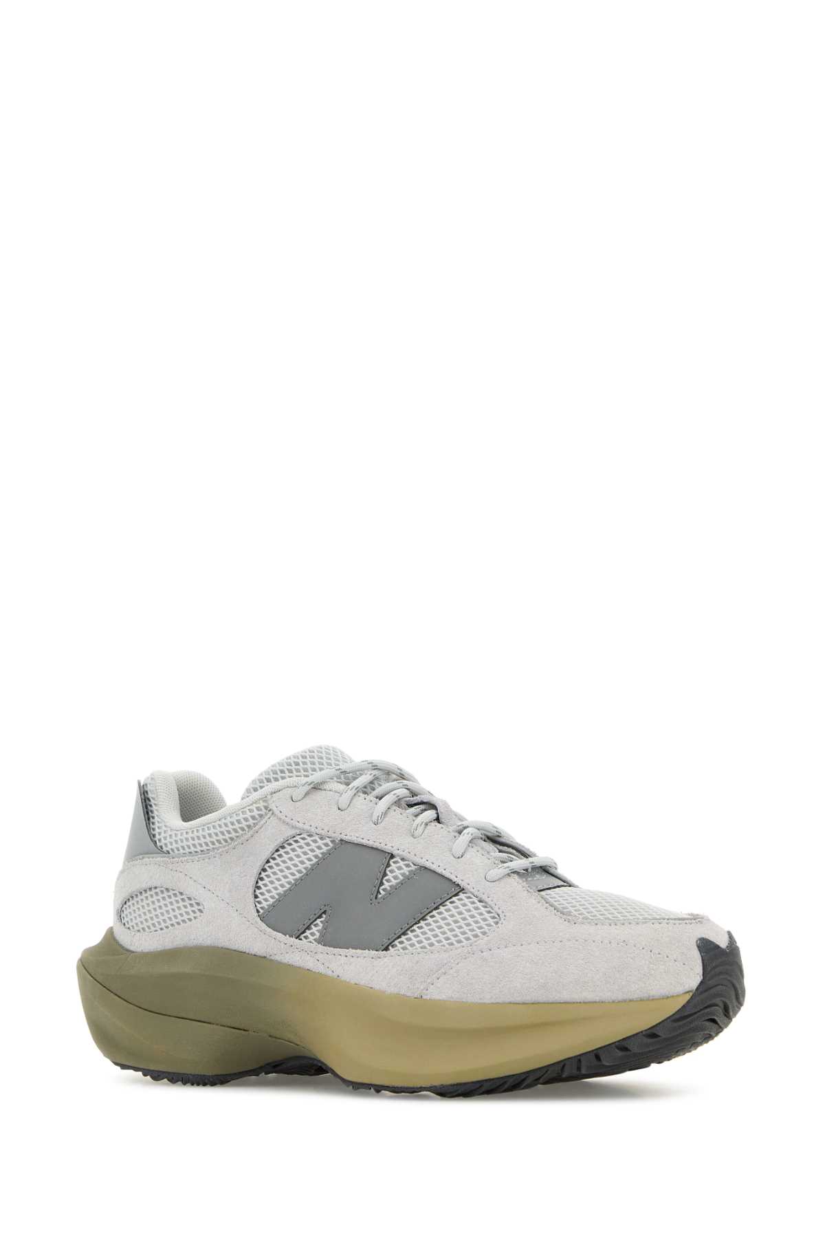 Shop New Balance Grey Suede And Mesh Wrpd Sneakers In Raincloud