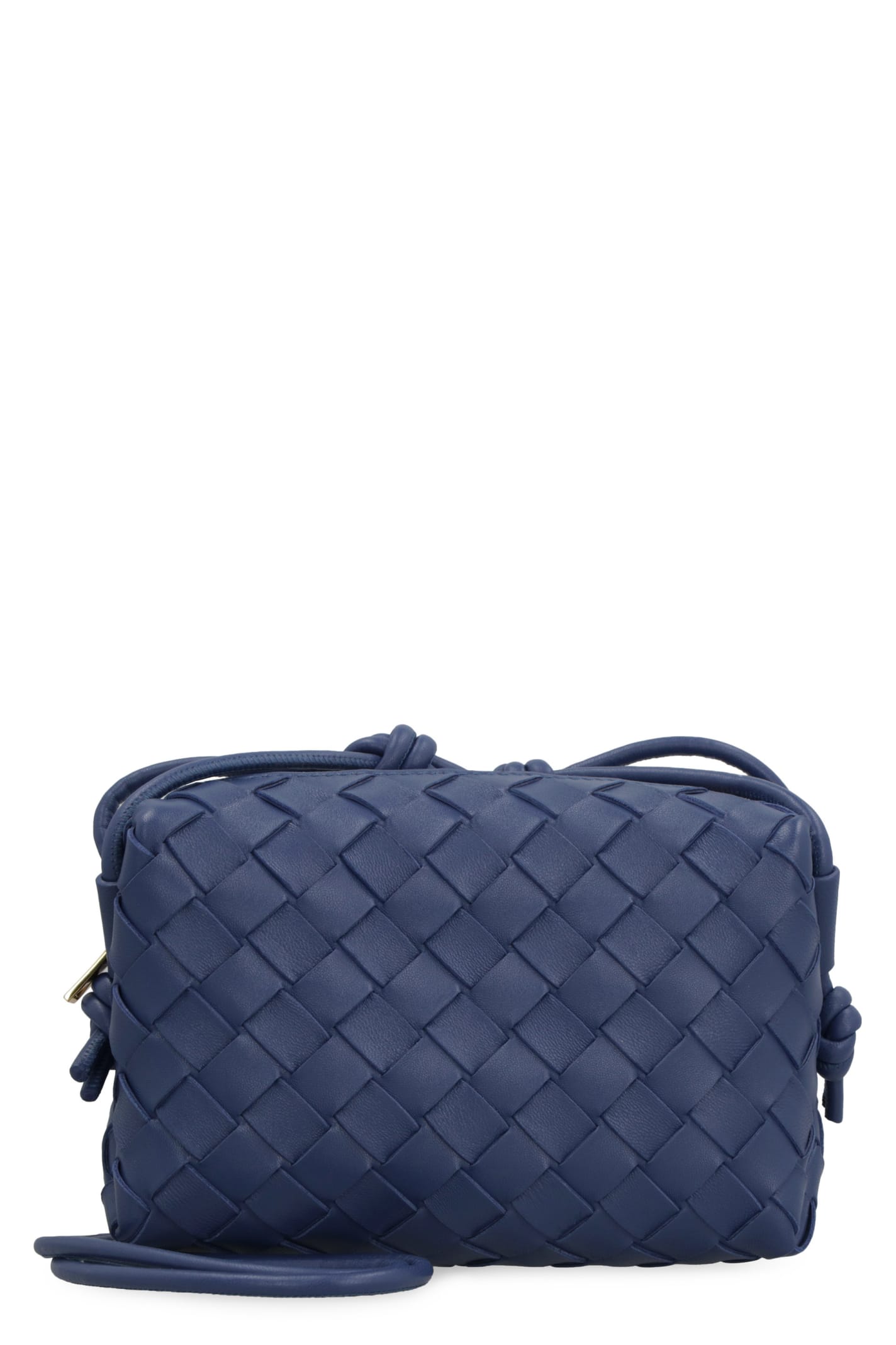 Bottega Veneta Women's Mini Loop Camera Bag - Blue - Shoulder Bags