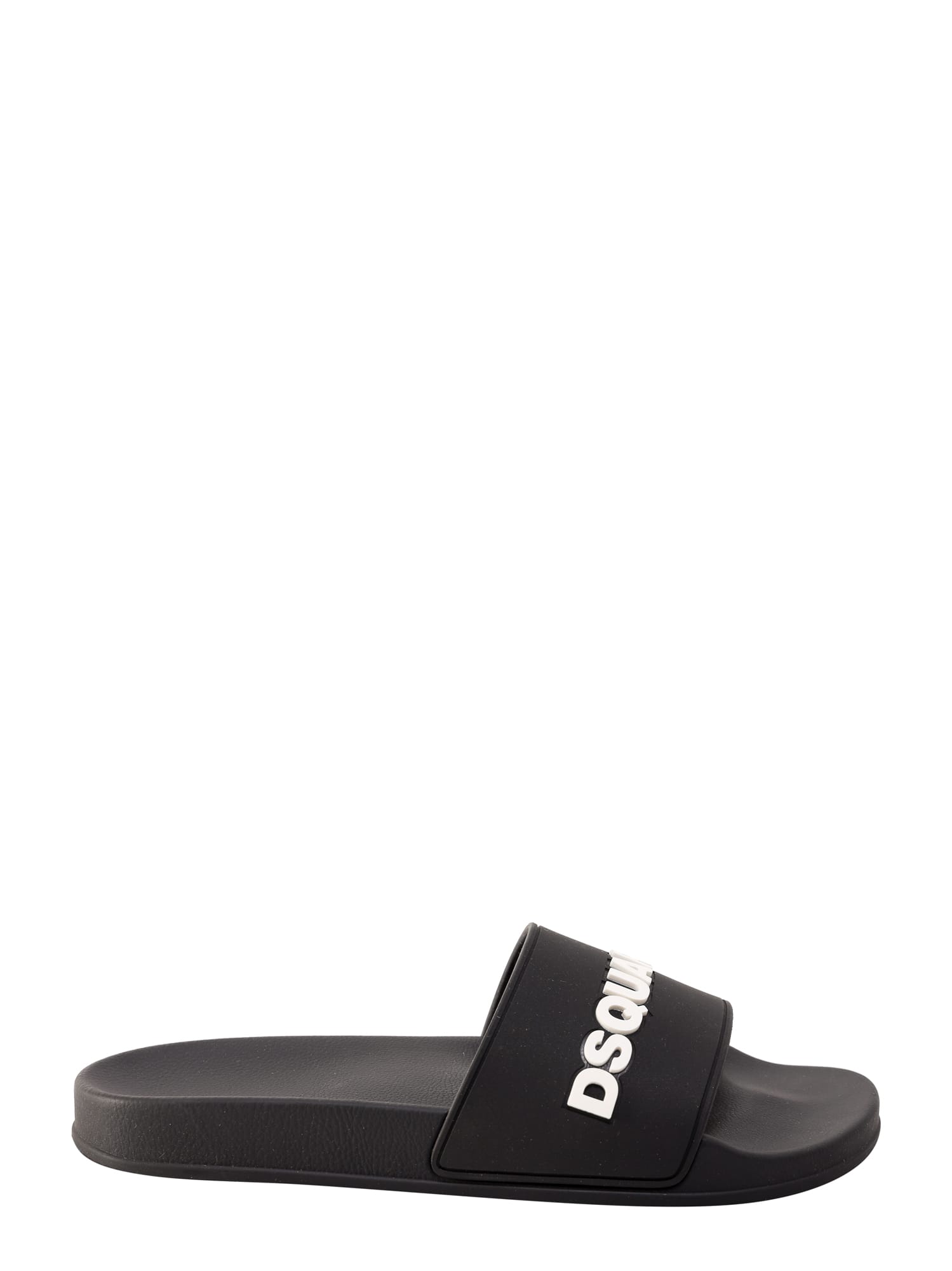 Shop Dsquared2 Slides In Nero