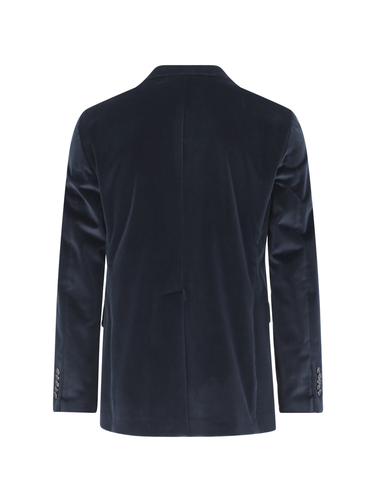 Shop Tagliatore Velvet Blazer In Blue